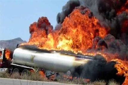 سه مصدوم در انفجار تانگر گاز در جویبار