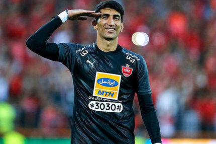 
بیرانوند خودش را بازیکن پرسپولیس نمی‌داند
