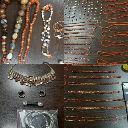 کشف و ضبط یک‌ هزار و ۹۵۶ شیء تاریخی از قاچاقچیان در فرودگاه بین‌المللی