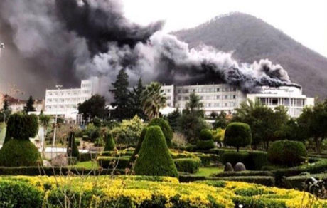 آتش سوزی سالن آمفی تئاتر سینمای هتل رامسر اطفا شد