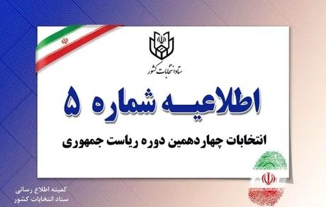اطلاعیه ستاد انتخابات کشور درخصوص زمان پایان تبلیغات
