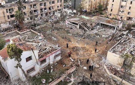 ۱۰۰۰ واحد مسکونی در تل‌آویو به‌علت حملات موشکی ایران تخریب شدند