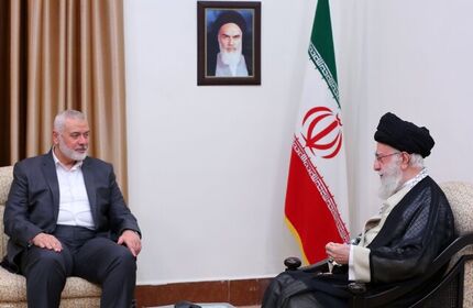 دیدار اسماعیل هنیه با رهبر معظم انقلاب