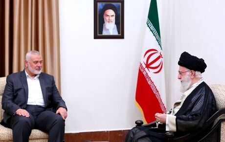 دیدار اسماعیل هنیه با رهبر معظم انقلاب