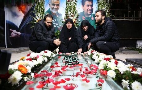 جمله متفاوت همسر و دختر سردار سلیمانی بعد از شهادت حاج قاسم