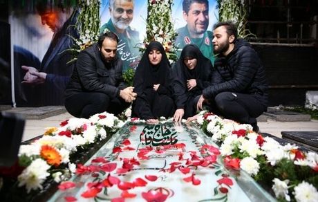 جمله متفاوت همسر و دختر سردار سلیمانی بعد از شهادت حاج قاسم