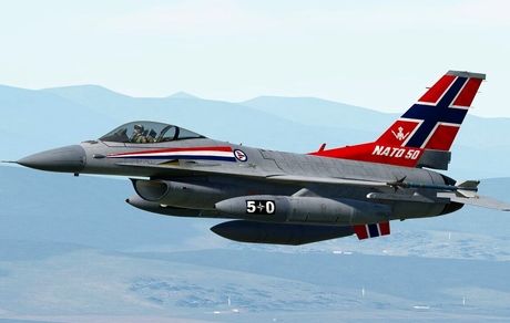 نروژ به اوکراین F16 می‌دهد