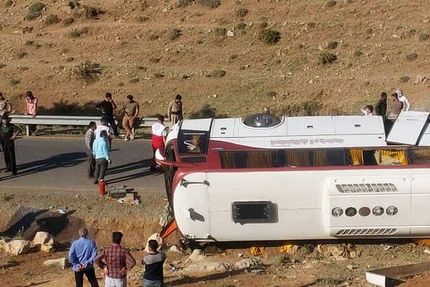 مقصران واژگونی اتوبوس خبرنگاران مشخص شدند