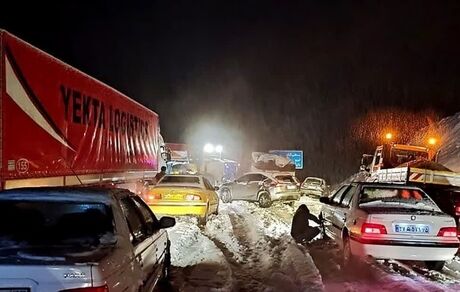 آزادراه تهران زنجان مسدود شد