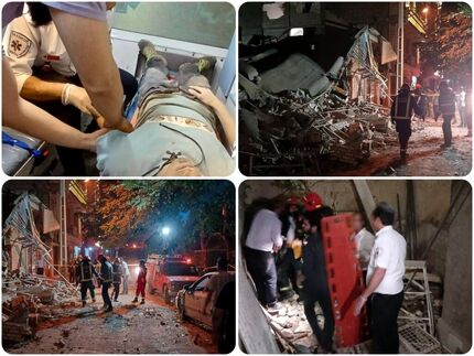 هفت مصدوم در حادثه انفجار یک واحد مسکونی و کافی شاپ در نیشابور