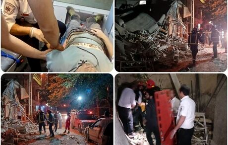 هفت مصدوم در حادثه انفجار یک واحد مسکونی و کافی شاپ در نیشابور