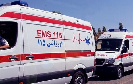 واژگونی ماشین عروس در اتوبان آزادگان 