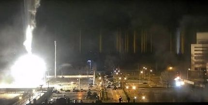 در پی حملات روسیه، بزرگترین نیروگاه هسته‌ای اروپا آتش گرفت + ویدئو