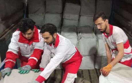 ارسال ۳۹۰ تن انواع محموله کمکی به مناطق زلزله‌زده خوی