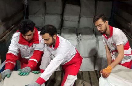 ارسال ۳۹۰ تن انواع محموله کمکی به مناطق زلزله‌زده خوی