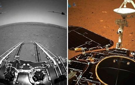 اولین تصاویر مریخ نورد چینی از مریخ