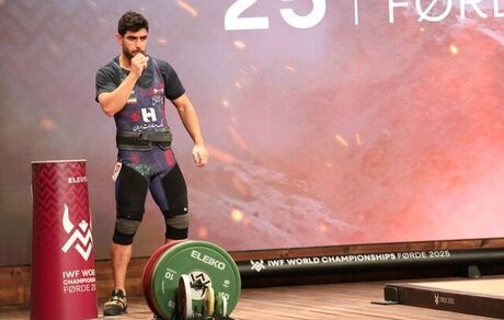 اولین وزنه‌بردار ایران در قهرمانی جهان، نهم شد
