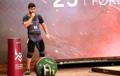 اولین وزنه‌بردار ایران در قهرمانی جهان، نهم شد