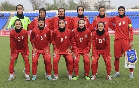 قهرمانی تیم ملی دختران کمتر از ۱۸ سال ایران در مسابقات کافا