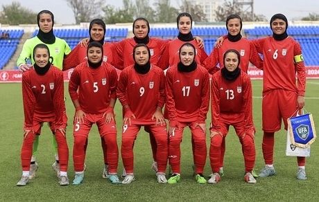 قهرمانی تیم ملی دختران کمتر از ۱۸ سال ایران در مسابقات کافا