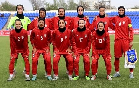 قهرمانی تیم ملی دختران کمتر از ۱۸ سال ایران در مسابقات کافا