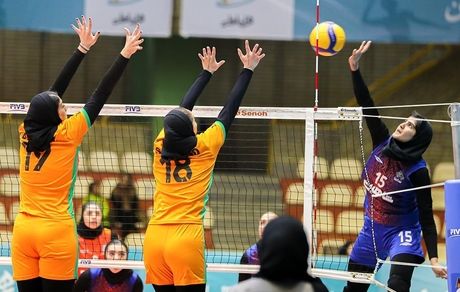 چهار تیم راه‌یافته به نیمه نهایی لیگ برتر والیبال زنان مشخص شدند