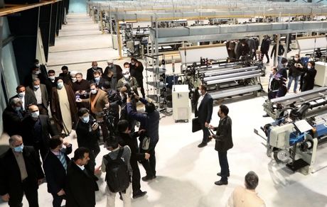 رئیس جمهور از شرکت سرجین بافت بازدیدکرد