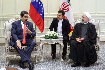 روحانی با رئیس‌جمهور ونزوئلا دیدار کرد
