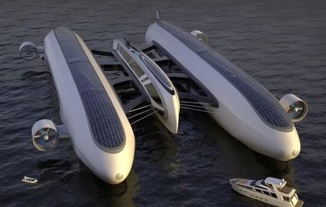 طراحی یک کشتی تفریحی که پرواز هم می‌کند!