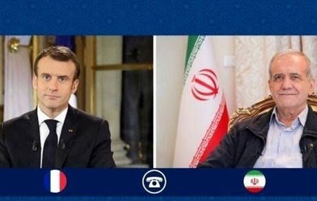 گفت و گوی تلفنی رئیس جمهور با همتای فرانسوی درخصوص بحران لبنان