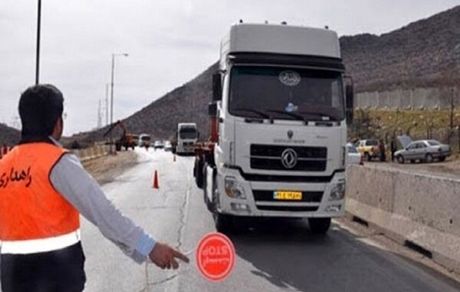 تردد کامیونت‌ها در محور هزار ممنوع شد