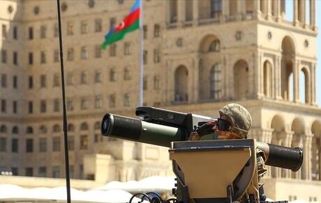 جشن جمهوری آذربایجان به مناسبت ۱۱۳امین سالگرد تاسیس ارتش این کشور