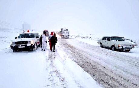 آغاز بارش اولین برف زمستانی در استان کردستان