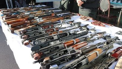 محموله سلاح و مهمات در راسک سیستان و بلوچستان کشف شد