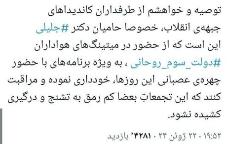 فاش شدن به هم زنندگان میتینگ‌های انتخاباتی ظریف و پزشکیان