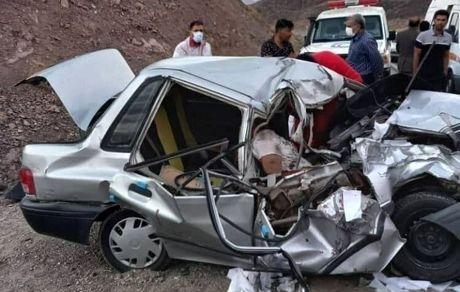 کاروان عروسی به عزا تبدیل شد.