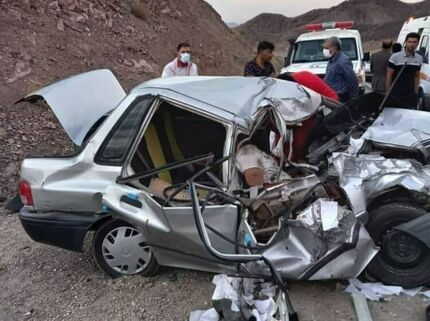 کاروان عروسی به عزا تبدیل شد.