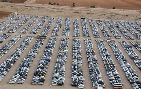 ظرفیت پارکینگ در مهران به ۱۸۰ هزار خودرو رسید