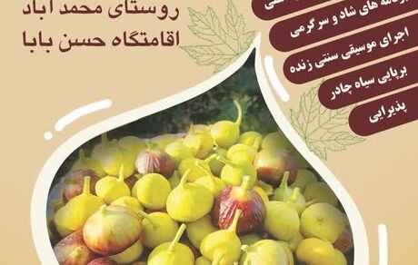نخستین جشنواره گردشگری انجیر گرمسار برگزار می‌شود