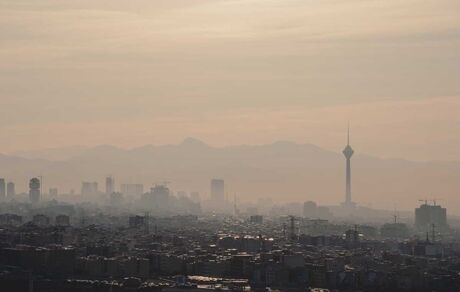 آلودگی هوای تهران در وضعیت نارنجی است