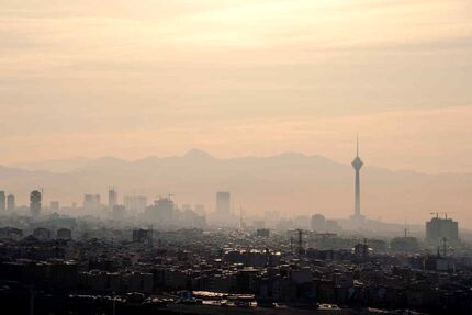 آلودگی هوای تهران در وضعیت نارنجی است