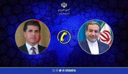 عراقچی با رئیس اقلیم کردستان عراق گفت و گو و رایزنی کرد