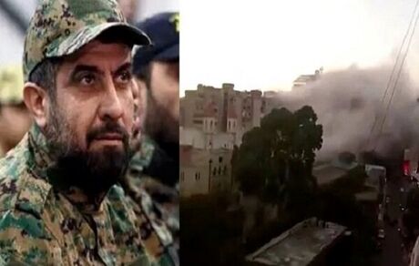 پیکر فرمانده حزب الله از زیر آوار پیدا شد