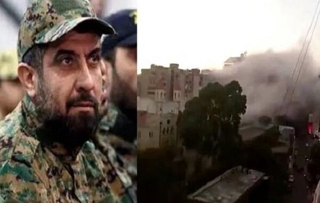 پیکر فرمانده حزب الله از زیر آوار پیدا شد