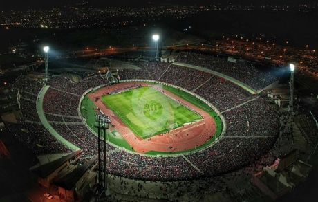 تصاویر هوایی باورنکردنی از استادیوم تبریز در مسابقه تراکتور - سپاهان