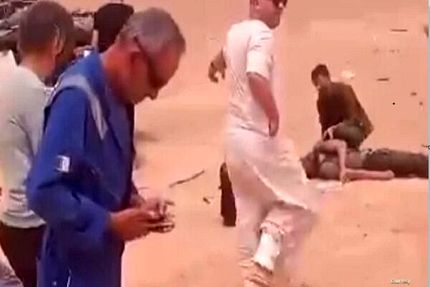 جان باختن ۱۲ مهاجر غیرقانونی سوری در آفریقا