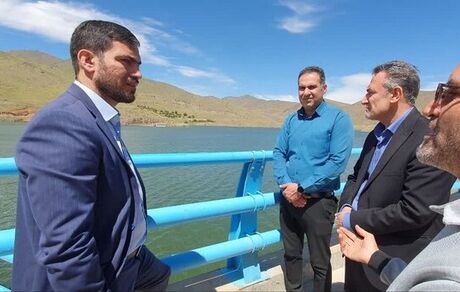 سد سرابی تویسرکان سرریز شد