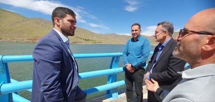 سد سرابی تویسرکان سرریز شد
