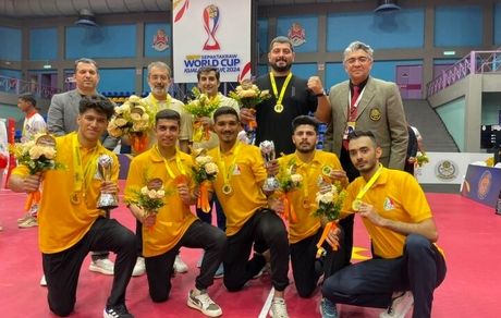 قهرمانی تیم های ملی سپک تاکرا دو نفره و سه نفره ایران در رقابت های جام جهانی مالزی