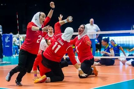 برد شیرین بانوان ایران در والیبال نشسته قهرمانی آسیا